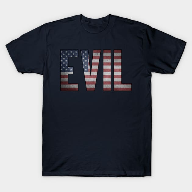 UNITED STATES EVIL FLAG T-Shirt by Anthony88